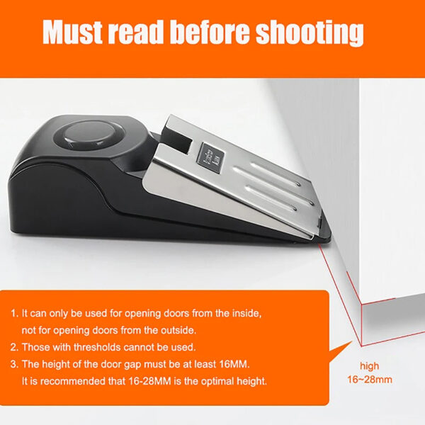 Wireless Door Stop Stopper Alarm - Image 5