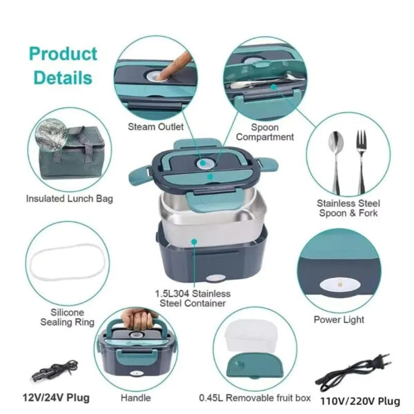 Electric Portable Food Warmer - Image 2